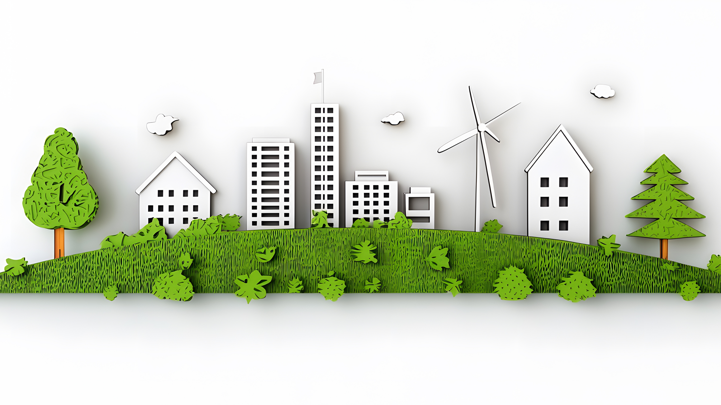 illustrated cityscape